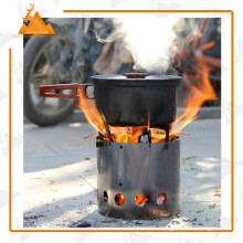 Outdoor Stainless Steel Wood Stove